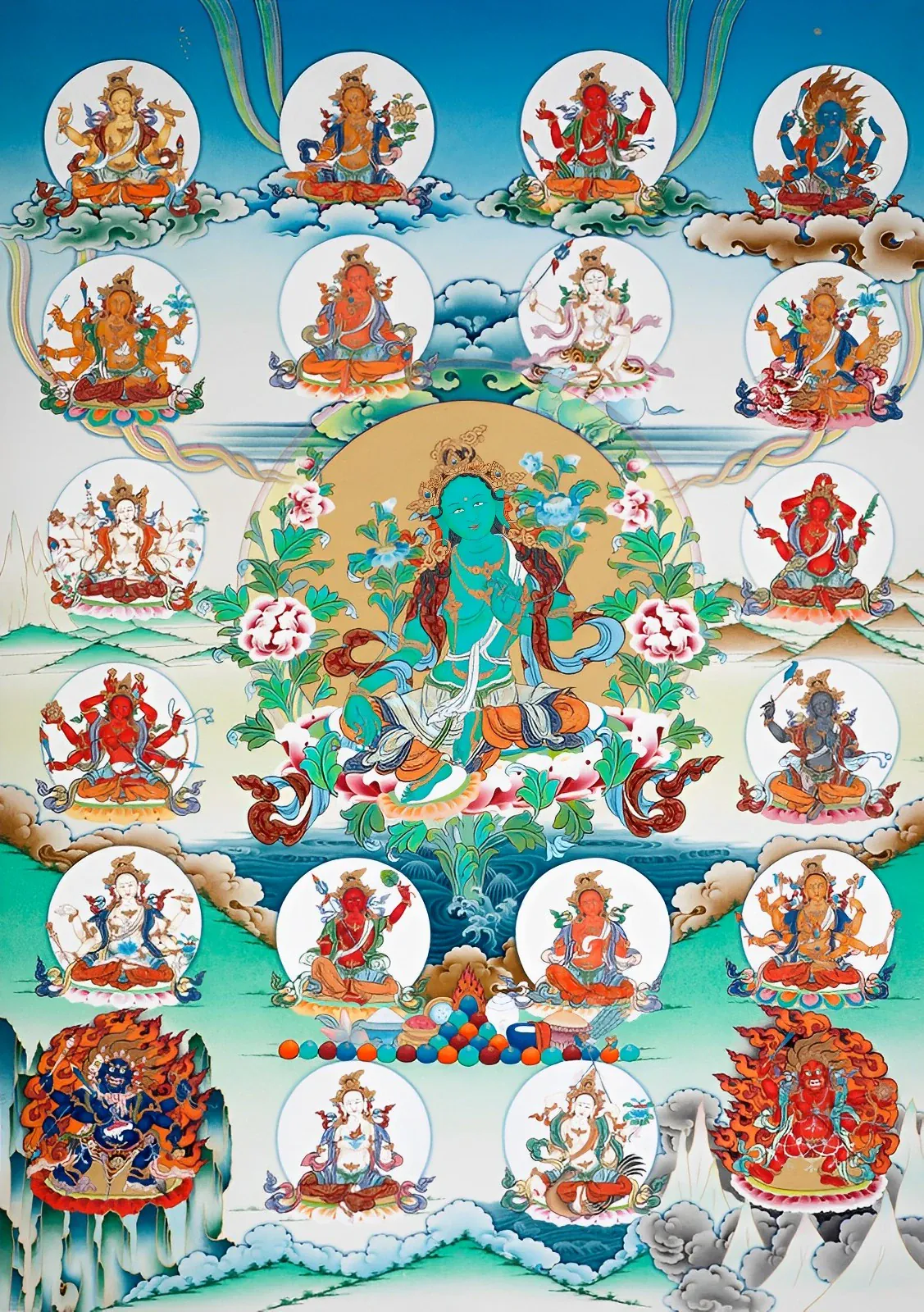 Veintiún Tārās