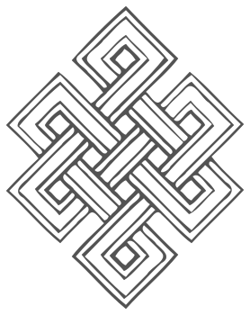 separador de text, nudo infinito